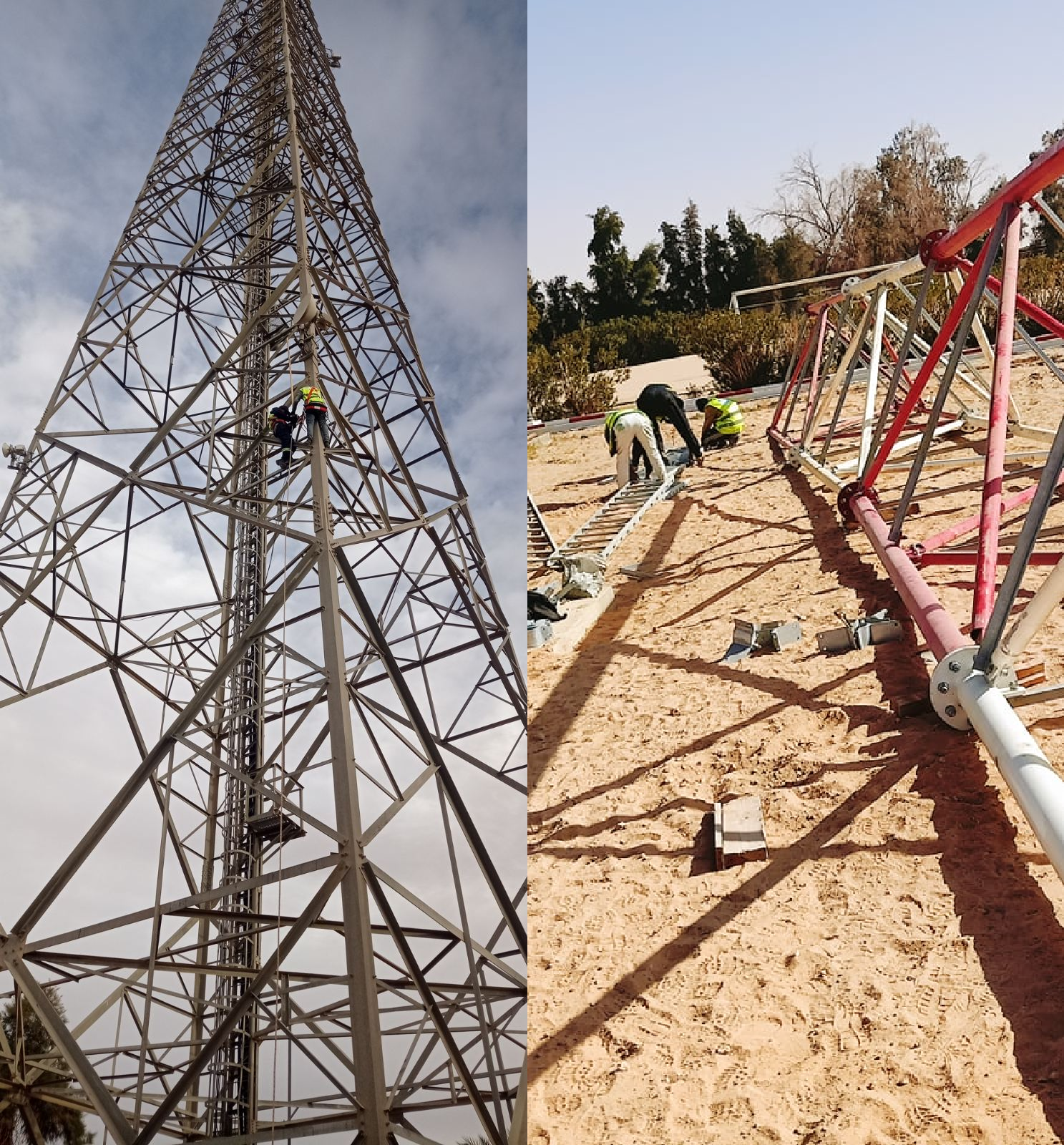 Station relais et antennes